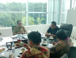 Junda Maulana Dampingi Pj Gubernur Terima Audiensi BRIN