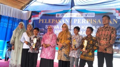 Kadispora Mamuju Lepas Siswa Siswi SD Negeri No 4, Ini Kata Kepala Sekolah