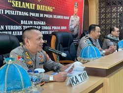 Puslitbang Polri Lakukan Peninjauan Yuridis Terhadap Tindak Pidana Siber di Polda Sulbar