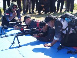 Lomba Menembak Polda Sulbar Tambahkan Kemeriahan Hari Bhayangkara
