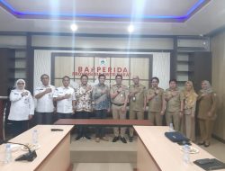 Audiensi dengan KPU Sulbar. Bapperida Paparkan Rantek RPJMD