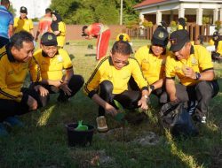 Wakapolda Sulbar Ikut Gelorakan Aksi Tanam Pohon