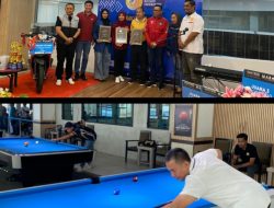 Dir Pam Ovit Polda Sulbar Unjuk Skill di Ajang Kejurnas Nine Ball Billyard di Mamuju