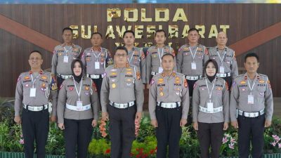 Di Rakernis, Dirlantas Polda Sulbar Minta Personel Tingkatkan Pelayanan dan Siap Amankan Pilkada