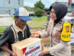 Polwan Polda Sulbar Gelar Aksi Sosial Sambangi Panti Asuhan dan Tukang Becak