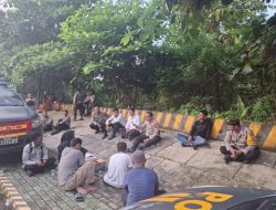 Ditpamobvit Polda Sulbar Terima Pengunras Secara Humanis