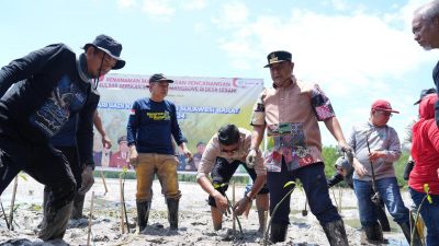 PJ Bahtiar Bersama Forkopimda Kompak Galakkan Penanaman Mangrove