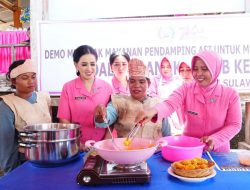 Bhayangkari Sulbar Gelar Demo Masak untuk Cegah Stunting di Pasangkayu