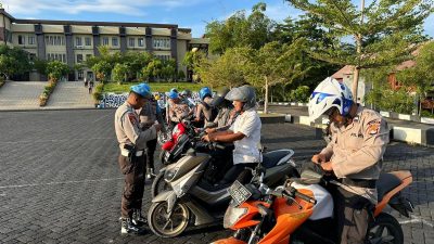 Propam Pastikan Personel Tertib Berkendara