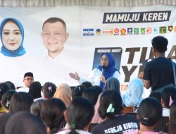 Teriakan ‘Lanjutkan’ Menggema saat Sutinah Kampanye di Desa Guliling