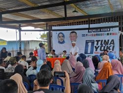 Respon Pertanyaan Langsung dari Warga, Ini Jawaban Paslon Tina-Yuki