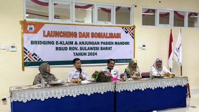 RSUD Regional Provinsi Sulbar Launching Bridging E Klaim dan Anjungan Pasien Mandiri