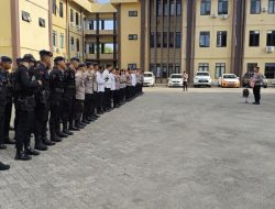118 Personel Satgas OMP Polda Sulbar Akan Perkuat Pengamanan Debat Publik di Polman