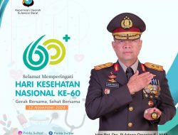 Kapolda: “Mari Jaga Kesehatan, Untuk Sulbar yang Lebih Baik”