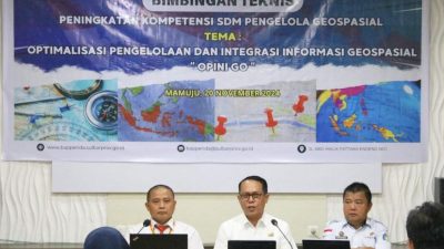Bapperida Sulbar Tingkatkan Kompetensi SDM Pengelola Geospasial di 17 Sektor