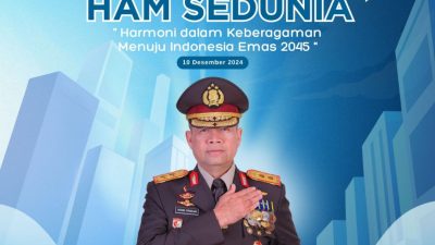 Kapolda Ucapkan Selamat Hari HAM Sedunia