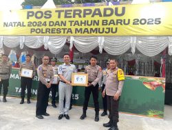 Wakapolda Sulbar Cek Posko Ops Lilin Pastikan Keamanan di Mamuju