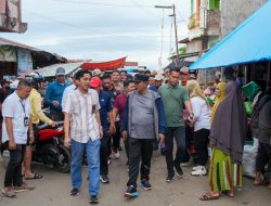 Bahtiar Bersama Pemkab Polman Jalan Sehat dan Pantau Pasar