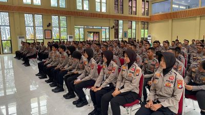 Ratusan Bintara Remaja Polda Sulbar Ikuti Sosialisasi Universitas Terbuka