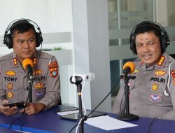 Dialog Interaktif Dirlantas Polda Sulbar di RRI Mamuju