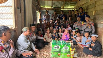 DitPolairud Polda Sulbar Tebar Kebaikan di Bulan Ramadan, Sentuh Hati Anak Yatim dan Hafiz Quran