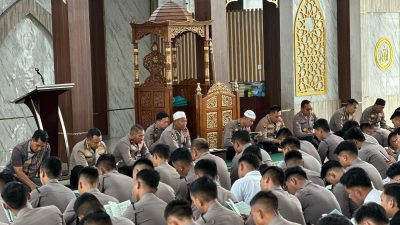 Binrohtal Polda Sulbar, Memperkokoh Keimanan, Wujudkan Kepolisian yang Profesional