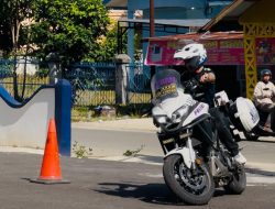 Ditlantas Polda Sulbar Kolaborasi dengan Komunitas NMAX, Asah Keterampilan Rider