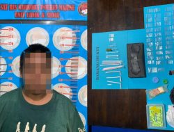 Satresnarkoba Polres Majene Bekuk Pemuda Pelayahguna Sabu di Penginapan