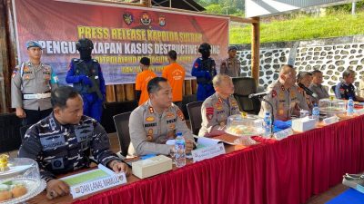 DitPolairud Polda Sulbar Ungkap Kasus Destructive Fishing