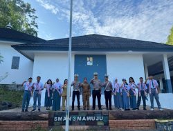 Ditlantas Polda Sulbar Edukasi Pelajar Tertib Lalu Lintas di SMAN 3