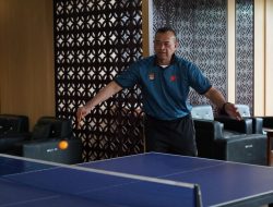 Kapolda Sulbar Buka Turnamen Bola Voli dan Tennis Meja