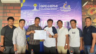 Zulfikar Suhardi Dipastikan Calon Tunggal Ketua Umum BPD HIPMI Sulbar