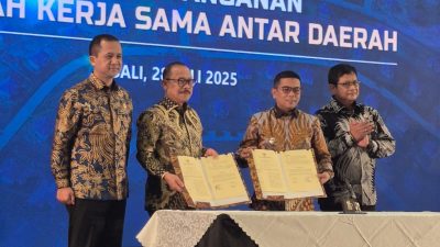Gubernur SDK Teken Kerjasama Ketransmigrasian dengan Empat Gubernur Lainnya