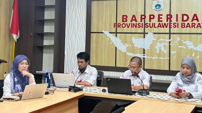 Bapperida Sulbar Rakor Pemutakhiran Data dengan Bappenas
