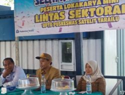 Camat Sampaga Hadiri Lokakarya Mini Lintas Sektoral
