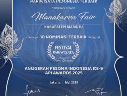 Manakarra Fair Masuk 10 Nominasi Terbaik di Anugerah Pesona Indonesia Award 2025