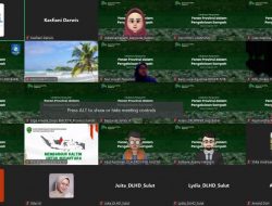 Bapperida Sulbar Ikuti Lokakarya Virtual Pengelolaan Sampah