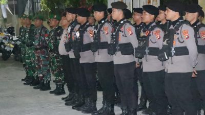 Polres Majene dan Kodim 1401 Majene Gelar Patroli Gabungan Skala Besar