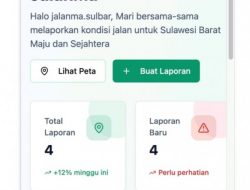 Kini Lapor Jalan Rusak Bisa Lewat Genggaman