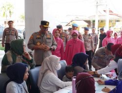 Ditlantas Polda Sulbar Gelar Bakti Kesehatan dan Baksos