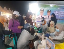 Dinkes Sulbar Berikan Layanan Pemeriksaan Gratis PTM di Gema Sulbar