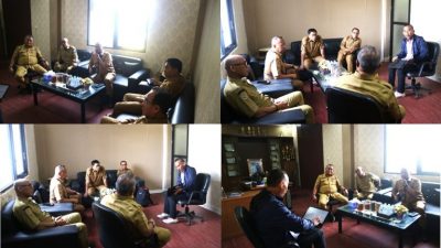 Kadinsos Sulbar Terima Kunjungan Koordinasi Tim PASTI PADU