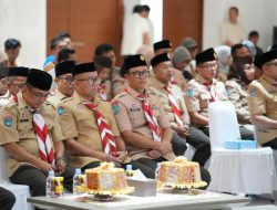 Plt Karo Pemkesra Hadiri Pelantikan Mabida dan Kwarda Pramuka Sulbar