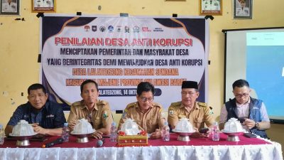 Bapperida Berperan Penting dalam Tim Penilai Desa Anti Korupsi