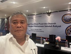 Kadis Dinsos Sulbar Serahkan Dokumen Penting  Sekolah Rakyat di Rakor Pemerintah Pusat dengan Daerah