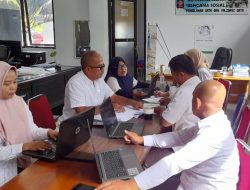 Bidang Linjamsos Dinsos Sulbar Evaluasi Realisasi dan Target Program