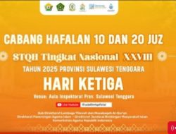 Empat Khafilah Sulbar Tampil di Hari Ketiga STQH Nasional 2025, Beri Dukungan di Link Ini