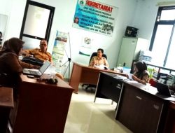 Bidang Linjamsos Dinsos Sulbar Bahas Realisasi Anggaran Tahun 2025