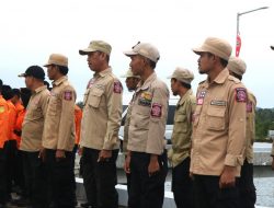 Tagana Sulbar TurutTabur Bunga di Lanal Mamuju