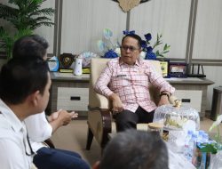 Sekprov Junda Maulana Terima Laporan Berbagai Kondisi Sungai dan Bendungan dari BWS Sulawesi V